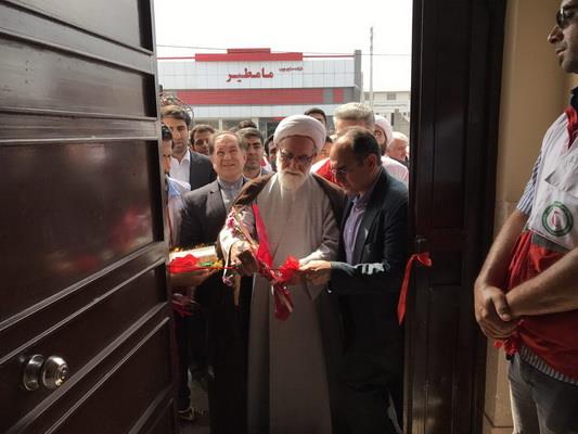 افتتاح انبار امدادی و ساختمان اداری امدادی جمعیت هلال احمر بابل 