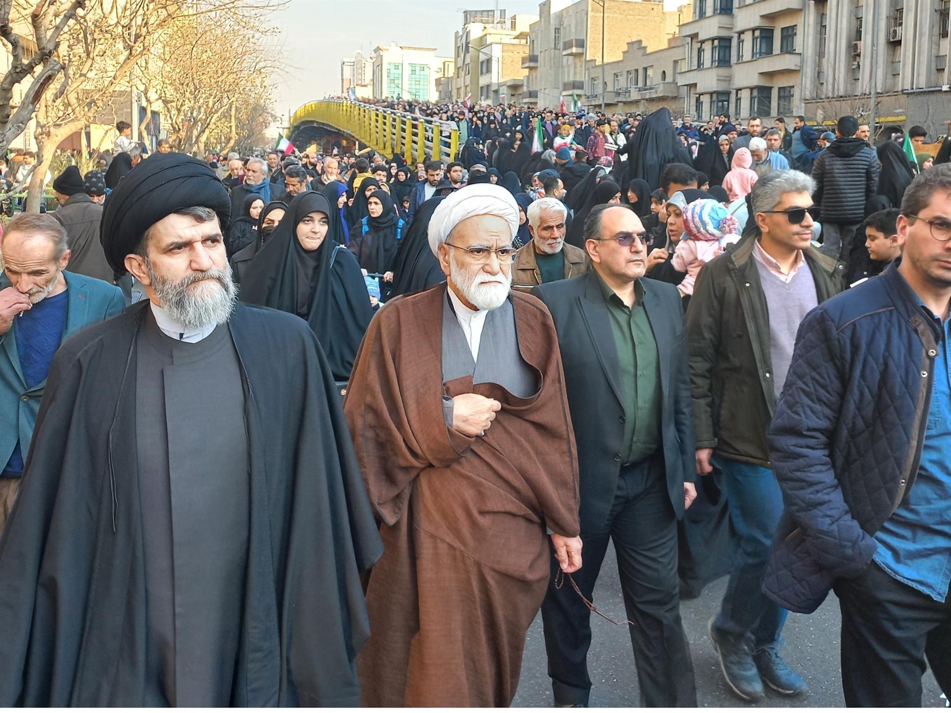 حضور نماینده ولی فقیه در راهپیمایی اتحاد بخش ایران اسلامی و محکومیت اقدامات اغتشاشگران