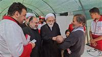 حجت‌الاسلام والمسلمین معزی در بازدید از پایگاه امدادی نیشابور: خدمت به زائران رضوی، مصداق بارز فرهنگ ایثار و مسئولیت‌پذیری است