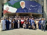 آیین تجلیل از روحانیون حوزه‌های علمیه و نمایندگی ولی‌فقیه در هلال‌احمر در مشهد برگزار شد؛ تقدیر از تلاشگران عرصه اربعین و تشییع امام شهید